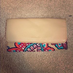 Vera Bradley accordion wallet